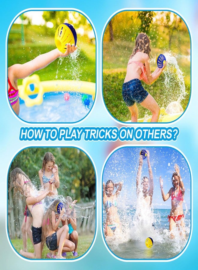 Vertintong 3 Pieces Water Timer Bomb with 150 Balloons Water Toy for Summer Outdoor Pool Beach Activity Games Prank Party Supplies Favors (Blue,Yellow) - Image 5